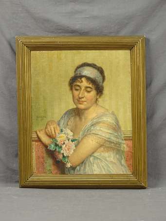 CHANTRON Alexandre Jacques (1842-1918) - Portrait 