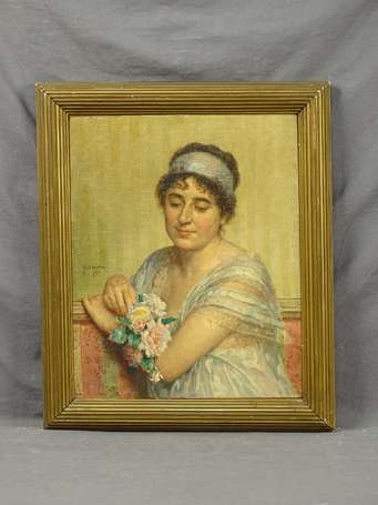 CHANTRON Alexandre Jacques (1842-1918) - Portrait 