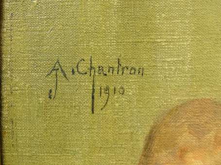 CHANTRON Alexandre Jacques (1842-1918) - Portrait 