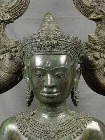 THAILANDE NORD - Bouddha paré prenant la terre à 