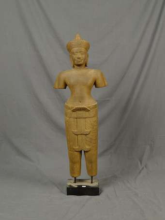 CAMBODGE - Vishnu. Statuette Khmère dans le style 