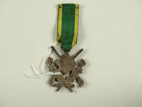 Mil - Médaille société des volontaires, diam 3,5