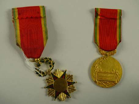 Civ - Deux médailles de fédération dévouement