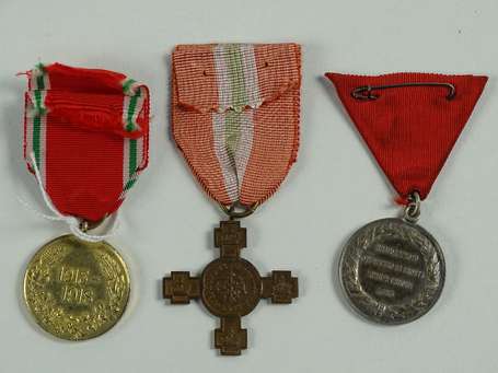 ETR - Trois médailles commémoratives dont guerre 