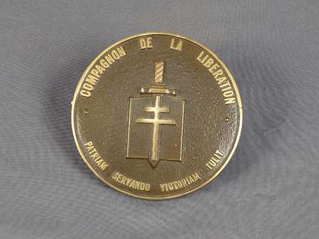 Médaille de table - Plaque 
