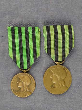 France - 2 médaille commémorative 1870/1871 , 