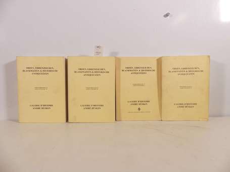 4 livres - catalogues de la salle des ventes André