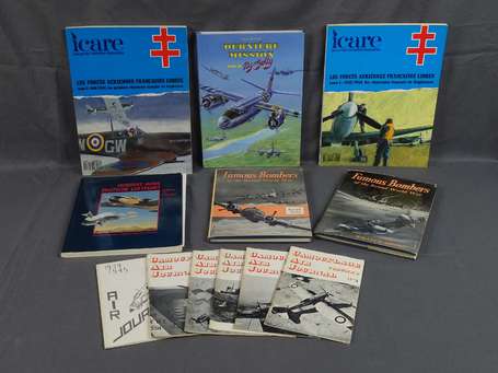 lot de livres sur l'aviation