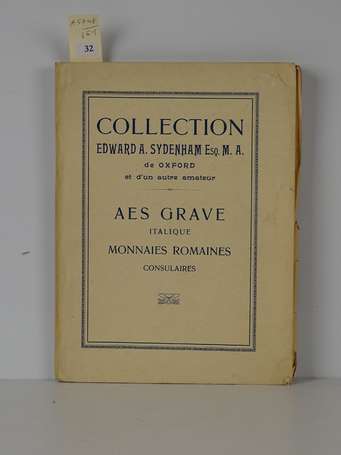 Catalogue de la collection Edward A. Sydenham Esq.