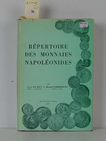 De Mey - Poindessault Répertoire des monnaies 