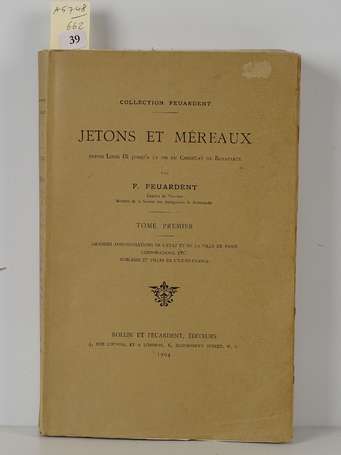 Feuardent - jetons et meraux 1904 Tome premier 