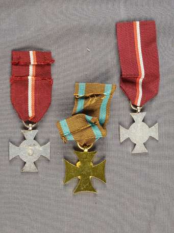 Mil - Pologne 3 médailles dont 2 Janek krasicki  