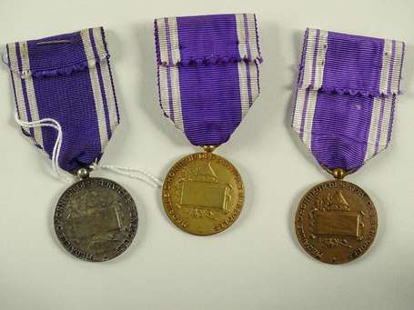 Civ - Trois médailles d'honneur du service 