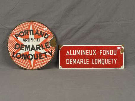 PORTLAND Demarle Lonquety : Plaque émaillée 