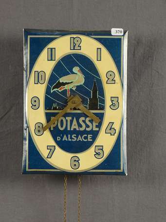 POTASSE D'ALSACE : Horloge glassoïd. Un 