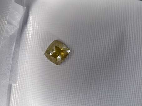 Diamant Fancy Intense Greenish Yellow, 0,87 ct