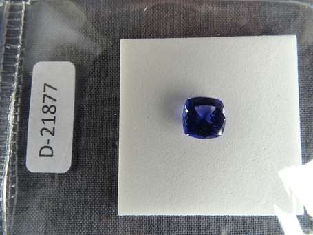 Tanzanite, taille coussin 1,4 ct