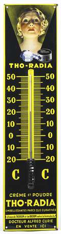 THO-RADIA Crème - Poudre : Thermomètre émaillé 