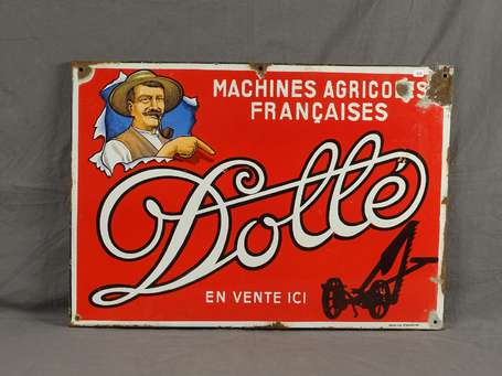 DOLLÉ Machines Agricoles Française : Plaque 