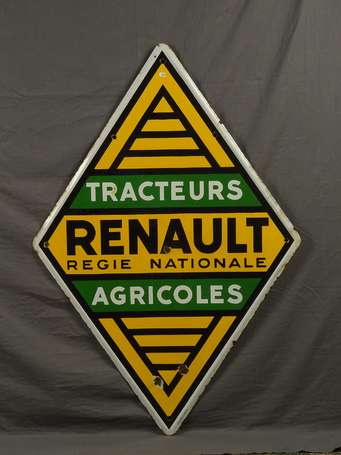 RENAULT Tracteurs Agricoles : Plaque émaillée 