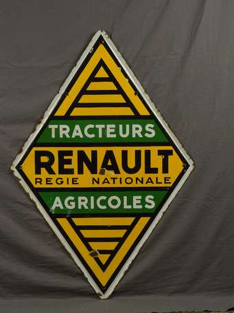 RENAULT Tracteurs Agricoles : Plaque émaillée 
