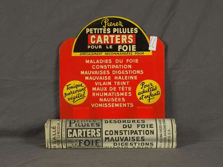 CARTERS « Petites Pilules pour le Foie » : PLV à 