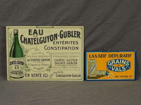 EAU DE CHATELGUYON-GUBLER : Panonceau lithographié