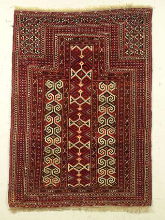 TAPIS Yemouth (chaîne, trame et velours en laine),