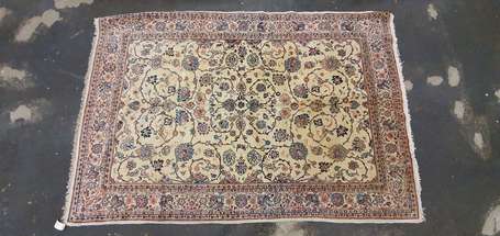 Tapis Sarouk (chaîne et trame en coton, velours en