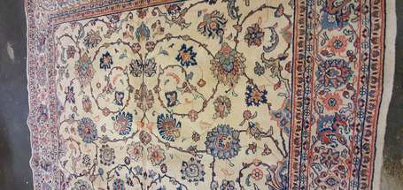 Tapis Sarouk (chaîne et trame en coton, velours en