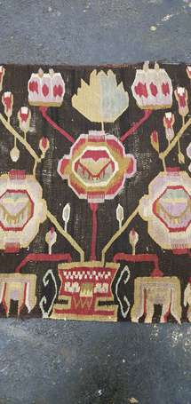 Kilim Bessarabien (chaîne et trame en laine), 