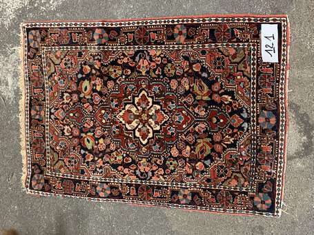 Tapis Sarouk (chaîne et trame en coton, velours en