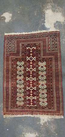 Tapis Yemouth (chaîne, trame et velours en laine),