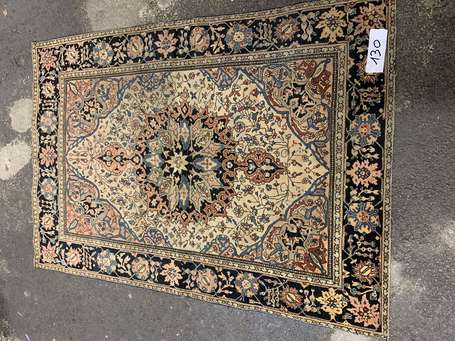 Tapis Sarouk (chaîne et trame en coton, velours en