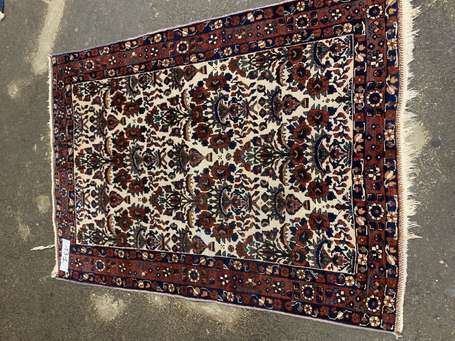 Tapis Afschar (chaîne en laine et coton,trame et 