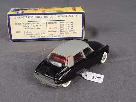 Jep - Citroen DS 19, couleur Noire toit gris - 