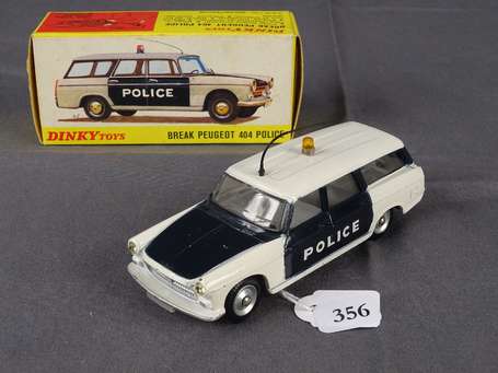 Dinky toys -  Peugeot 404 Break Police - neuf en 