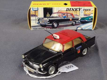 Dinky toys -  Peugeot 404 Taxi G7 - neuf en boite 