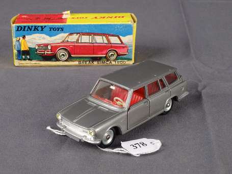 Dinky toys - Simca 1500 break, couleur gris - avec