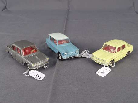 Dinky toys - Renault 8, Simca 1500, on y joint une