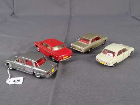 Dinky toys - 4 véhicules - Alfa Romeo giulia, 