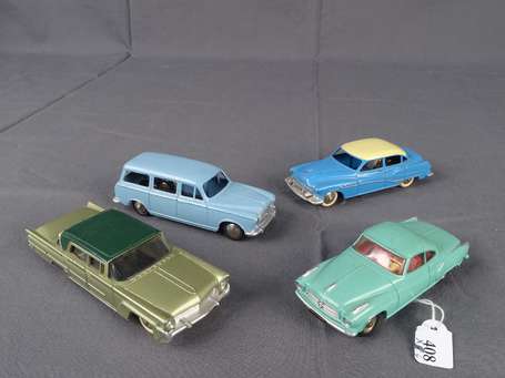 Dinky toys - 4 véhicules - Isabella, Lincoln, 