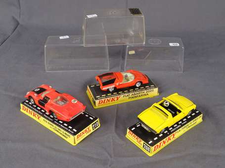 Dinky toys GB - 3 voitures en boite - Porche 