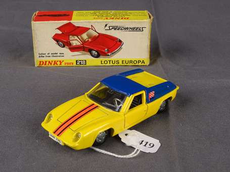 Dinky toys GB - Lotus Europa - Neuf en boite usagé