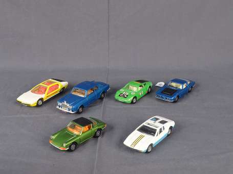 Corgi toys - 5 voitures, Porsche Targa, Roll 