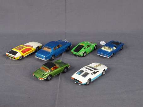 Corgi toys - 5 voitures, Porsche Targa, Roll 