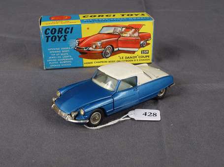 Corgi toys - Citroen DS  Dandy, couleur bleu, avec