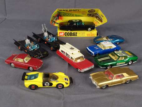 Corgi toys - Lot de voitures dont une partie du 