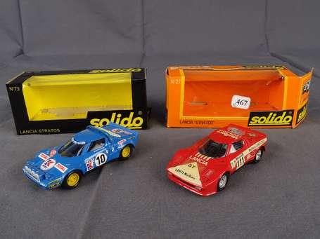 Solido - 2 Lancia stratos en boite 