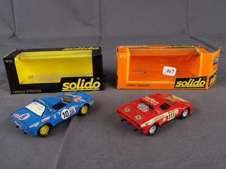 Solido - 2 Lancia stratos en boite 